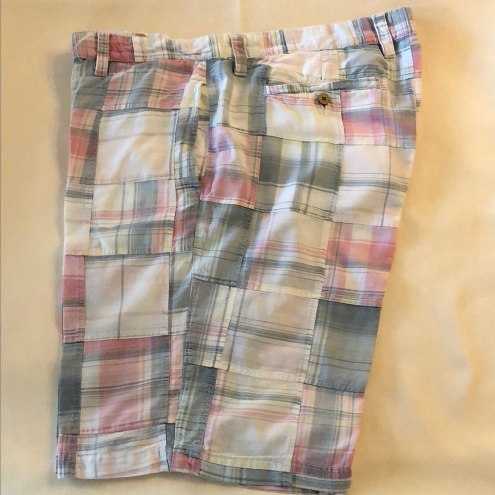 Men's Plaid Shorts - pastel colors